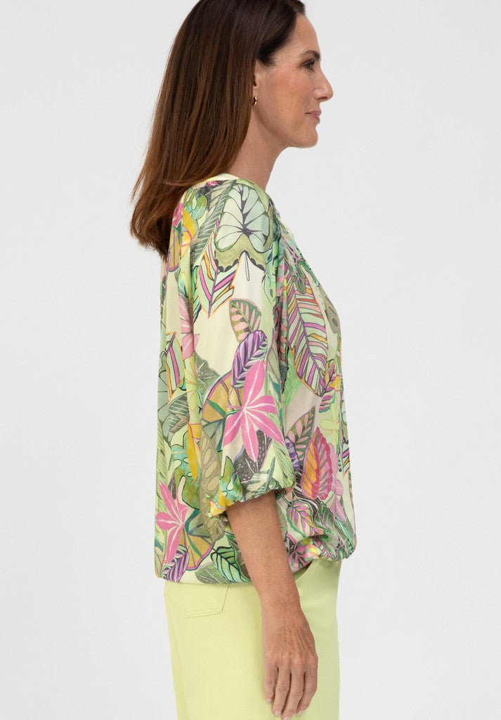 75029 BIANCA - RANA Bluse 599 green mix