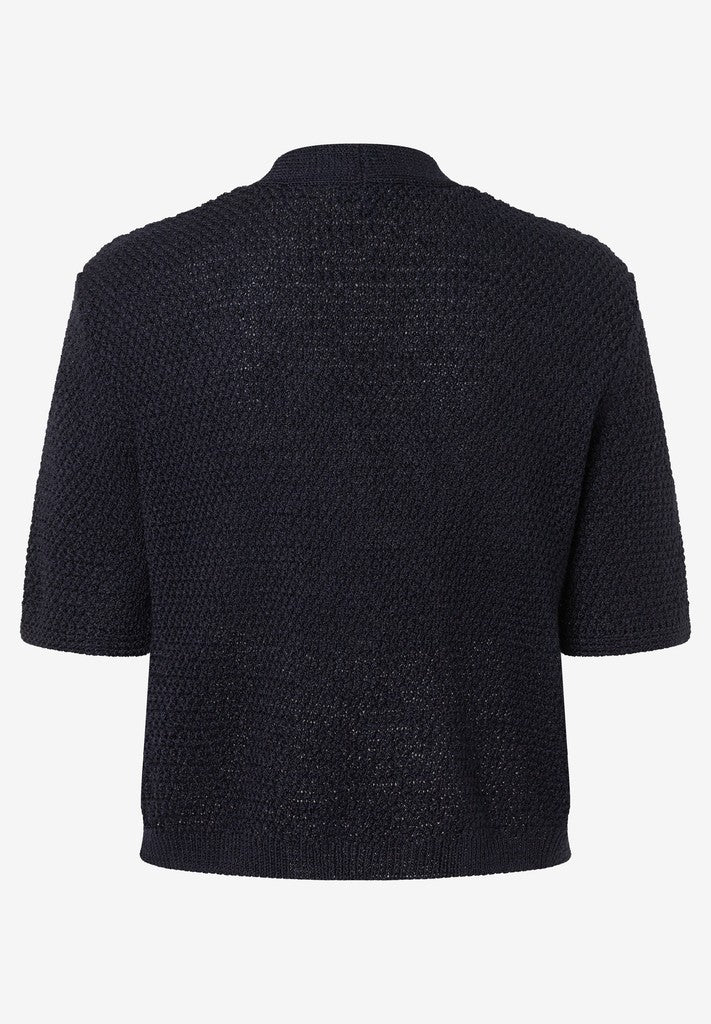61821474 MORE&MORE - Ajour Cardigan 0375 navy