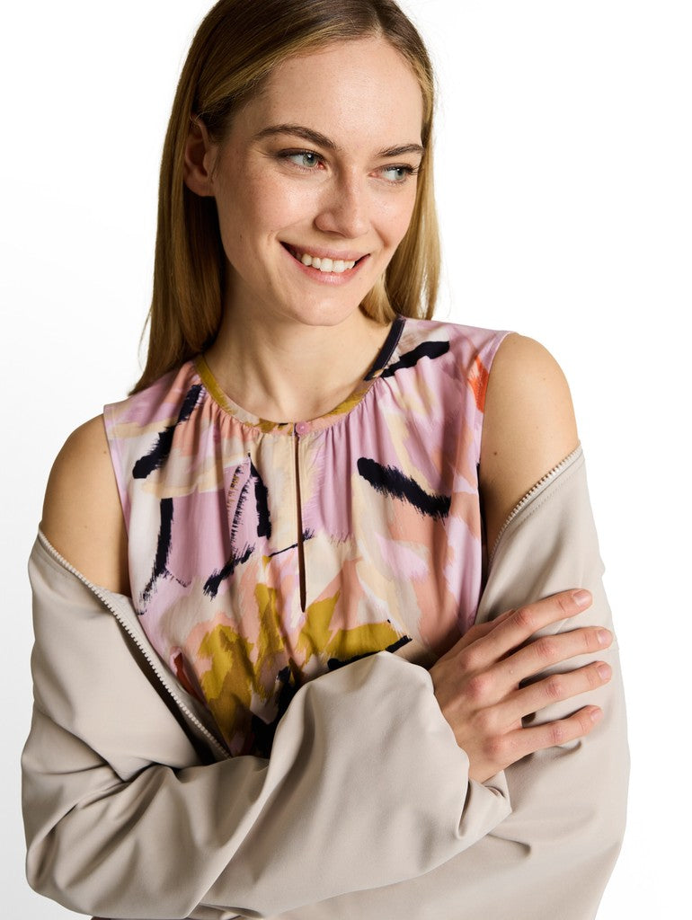 1049810 TOM TAILOR wmn - Blusentop 39736 big abstract flower print