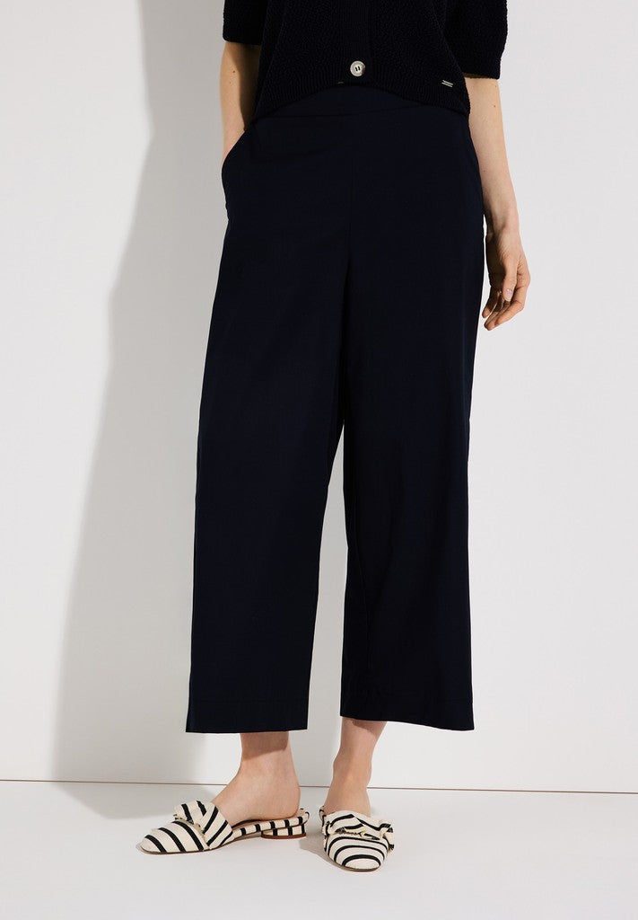 61824452 MORE&MORE - Poplin Culotte 0375 navy