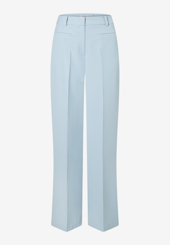 61244082 MORE&MORE - Wide Leg Crepe 0351 soft cloudbluePants