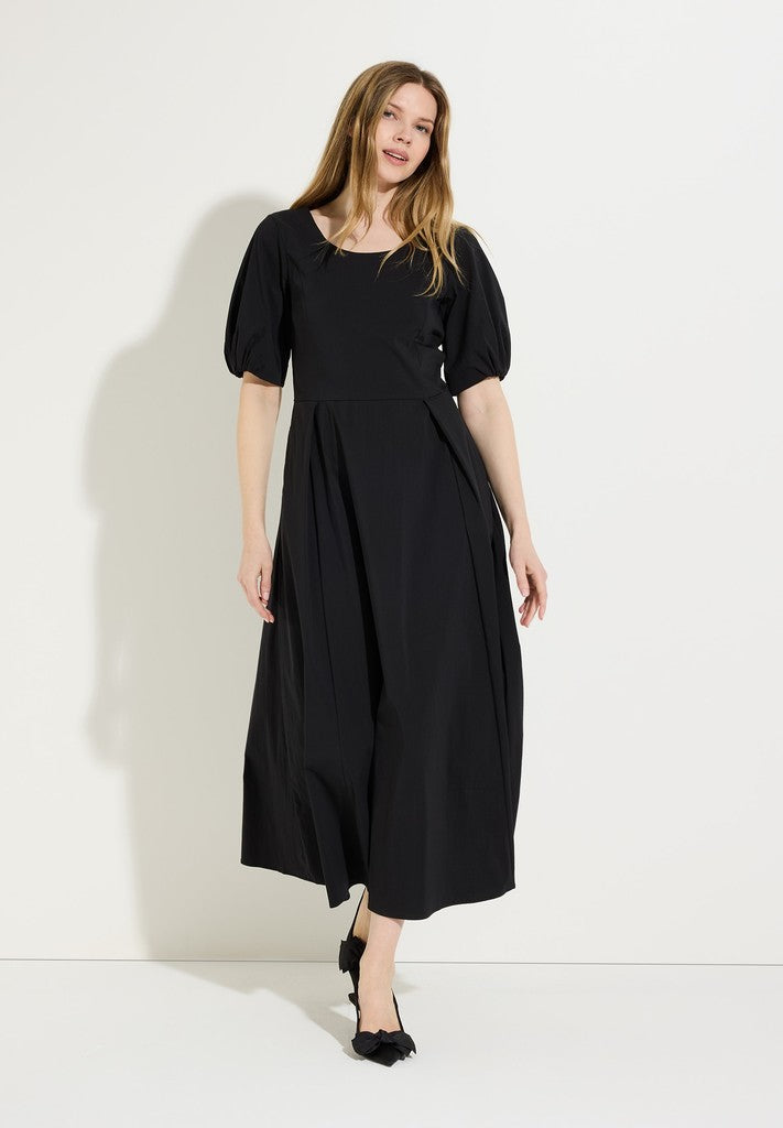 61823453 MORE&MORE - Clean Midi Dress 0790 schwarz