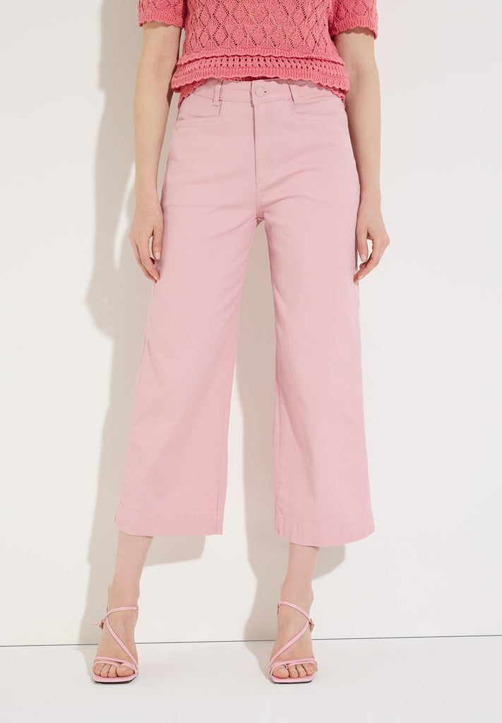 61044056 MORE&MORE - Structured Twill Culotte 0854 new rose