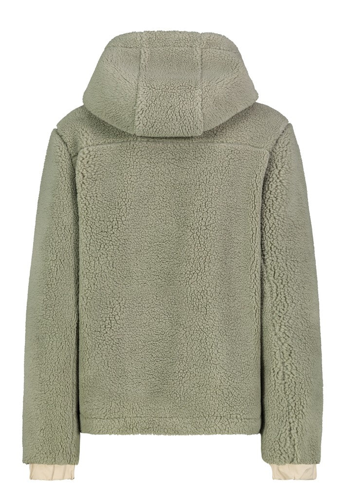 D28003X02893A2 AUTHENTIC STYLE wmn - Fleecejacke 12300 faded green