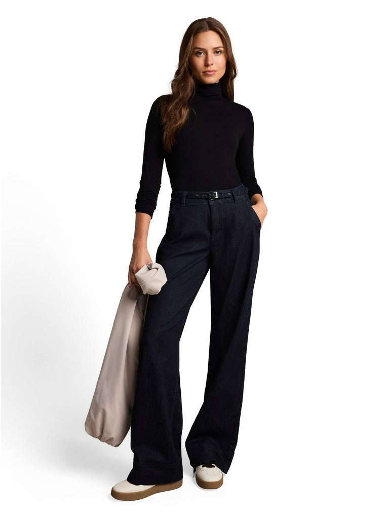 1052942 TOM TAILOR wmn - Basic Rollkragenshirt 14482 deep black