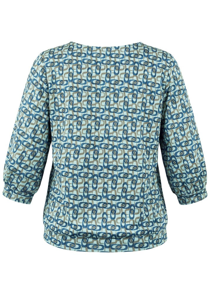 86093 BIANCA - JULIE Shirt 499 blue mix