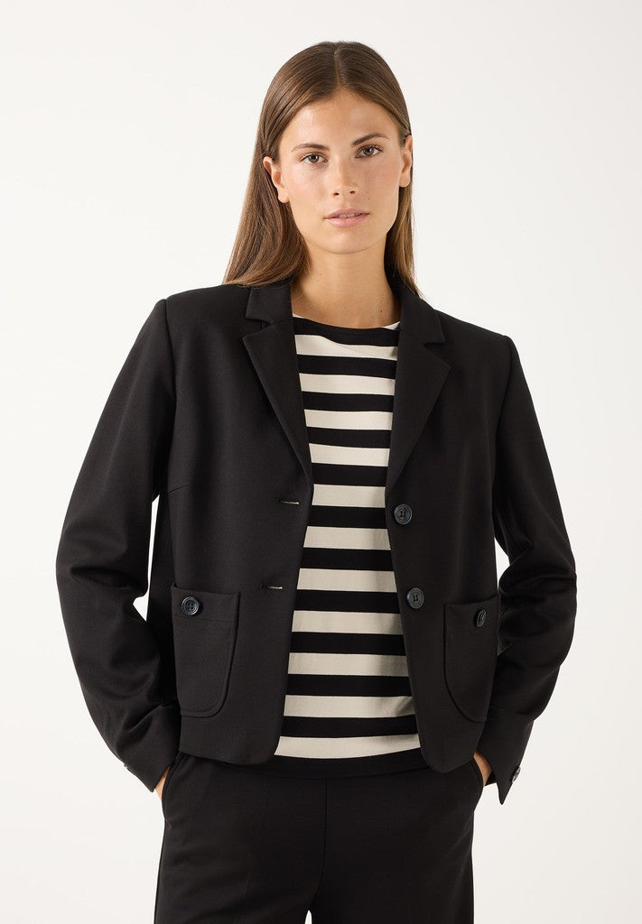 61916412 MORE&MORE - Fashion Jersey Blazer 0790 black