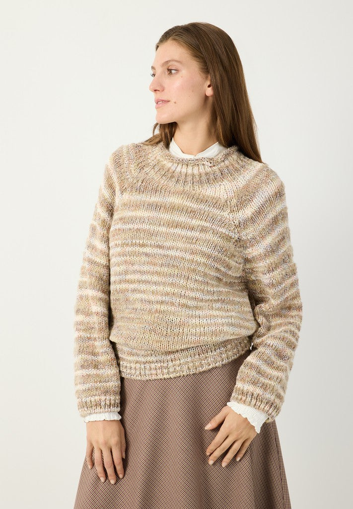 61101050 MORE&MORE - Cropped Pullover 4244 beige