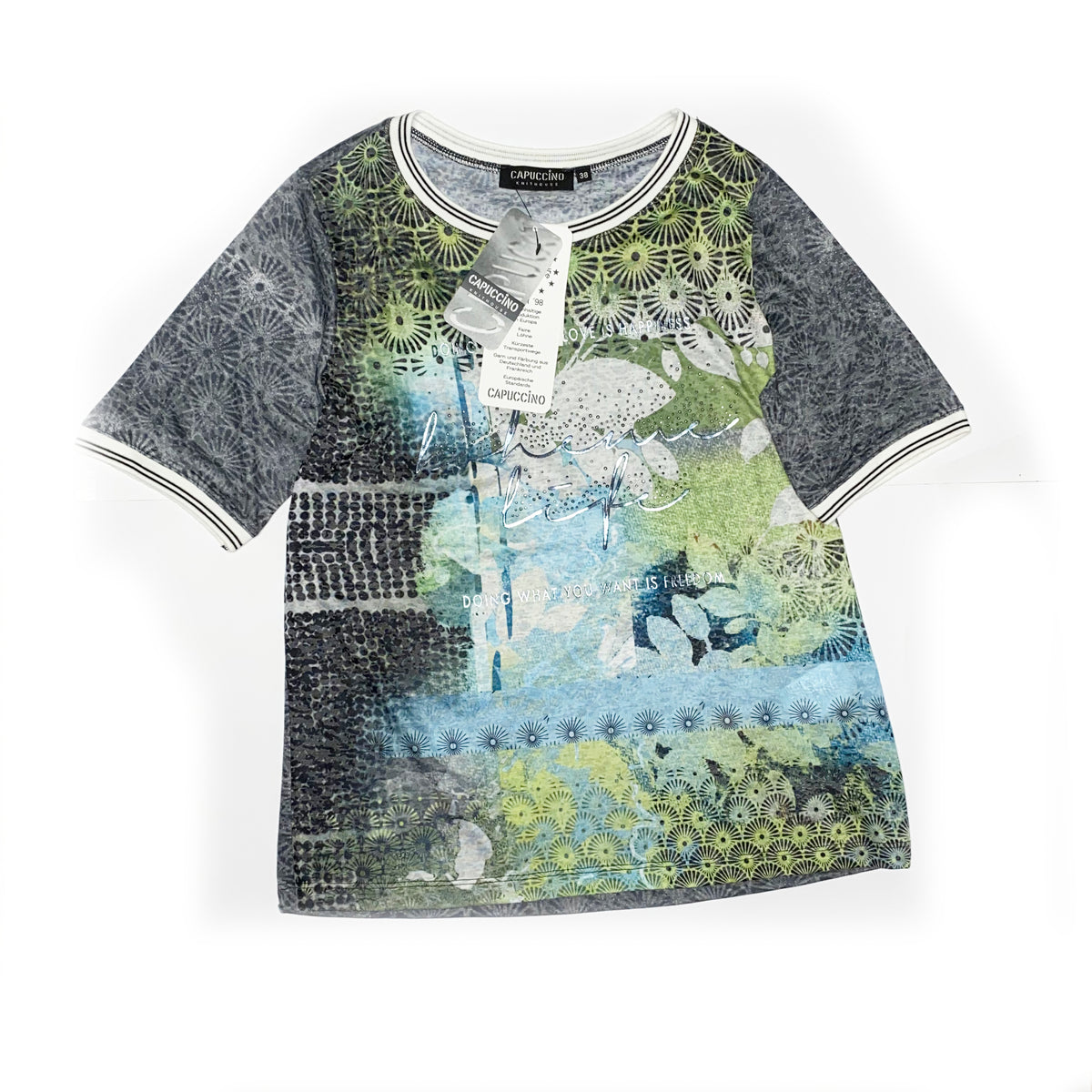 260832 CAPUCCINO - T-Shirt 500 gruen