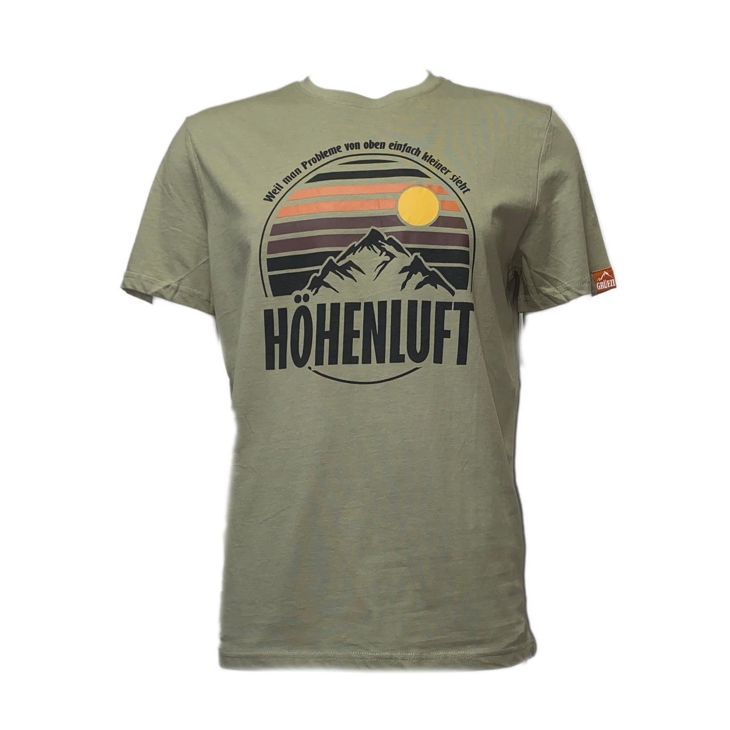 H12022M22654A AUTHENTIC STYLE - T-Shirt mit Print 12300 mineral green