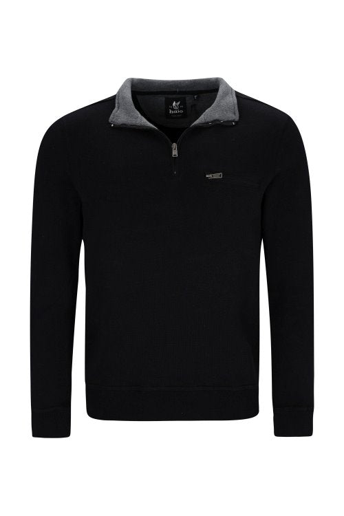 27614 HAJO - Sweatshirt Stay Fresh 100 schwarz