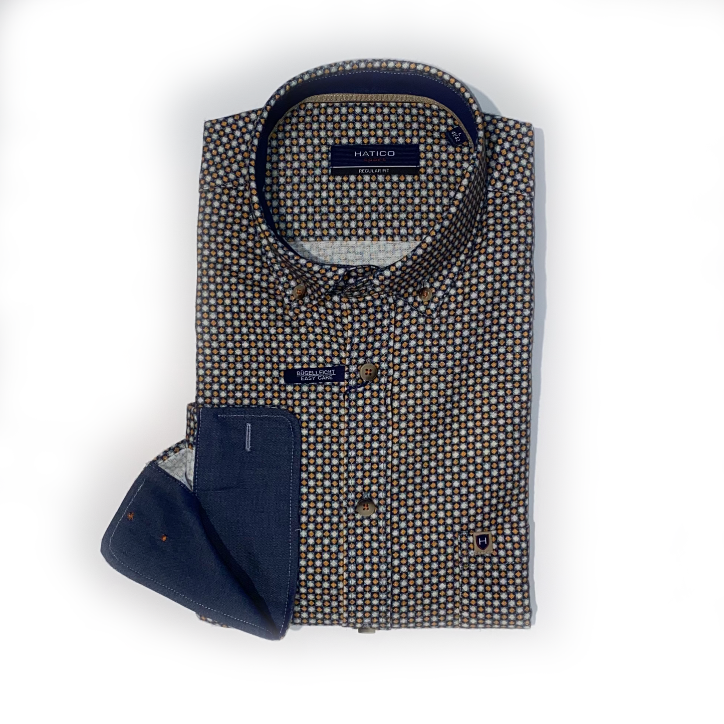 HATICO- Sport Hemd Regular Fit Lan