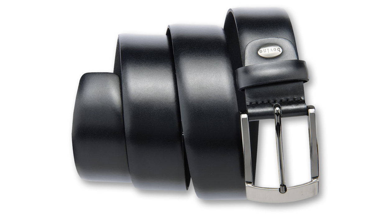 351143 BERND GÖTZ - Ledergürtel 3,5 cm 0020 schwarz