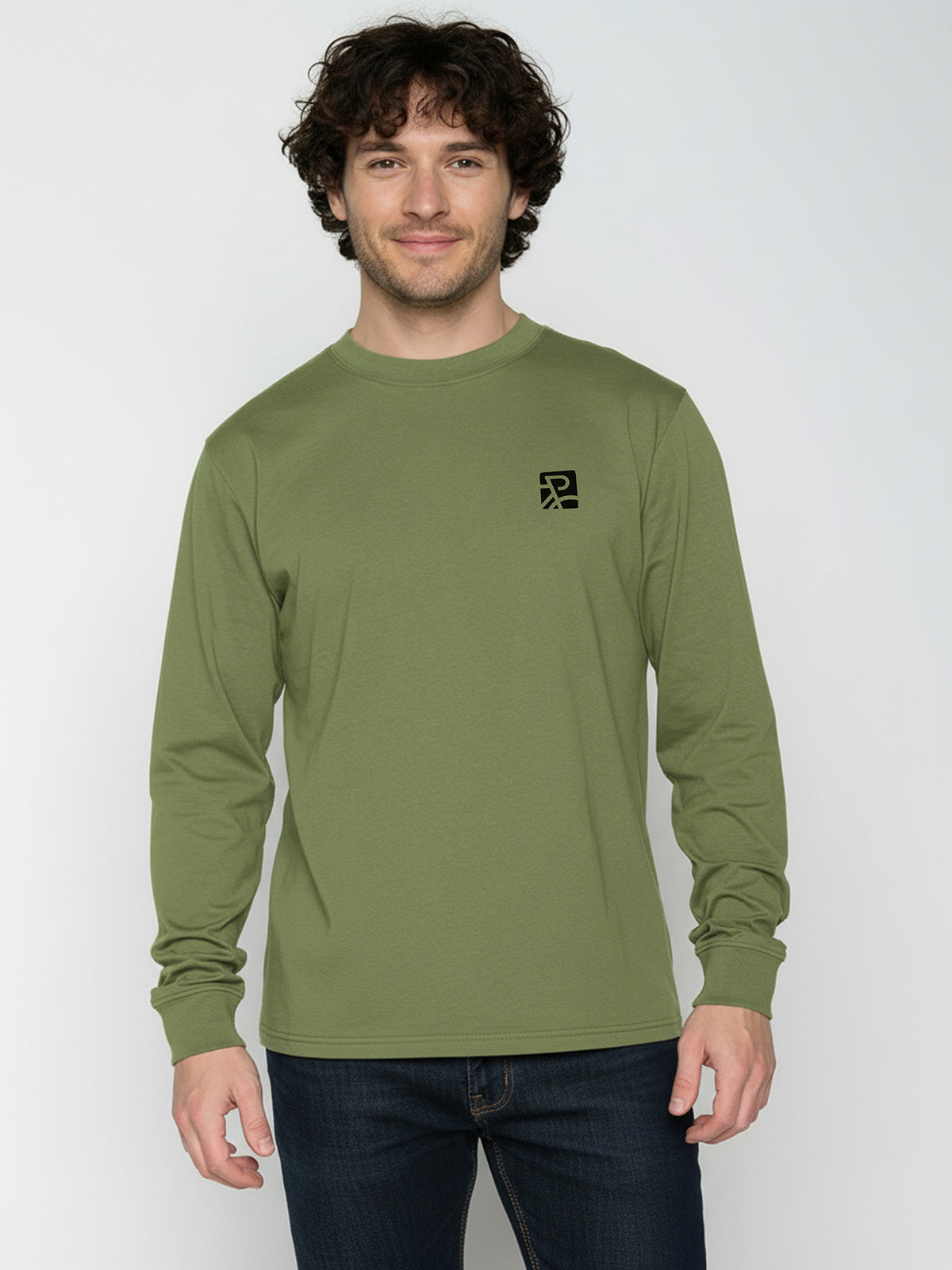 000027_ 8480 GREENBOMB - Bike Square longsleeve men dark seed