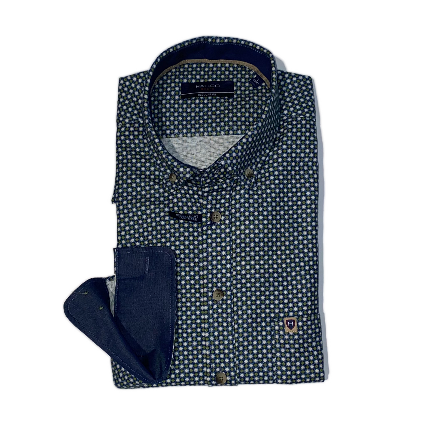 HATICO- Sport Hemd Regular Fit Lan