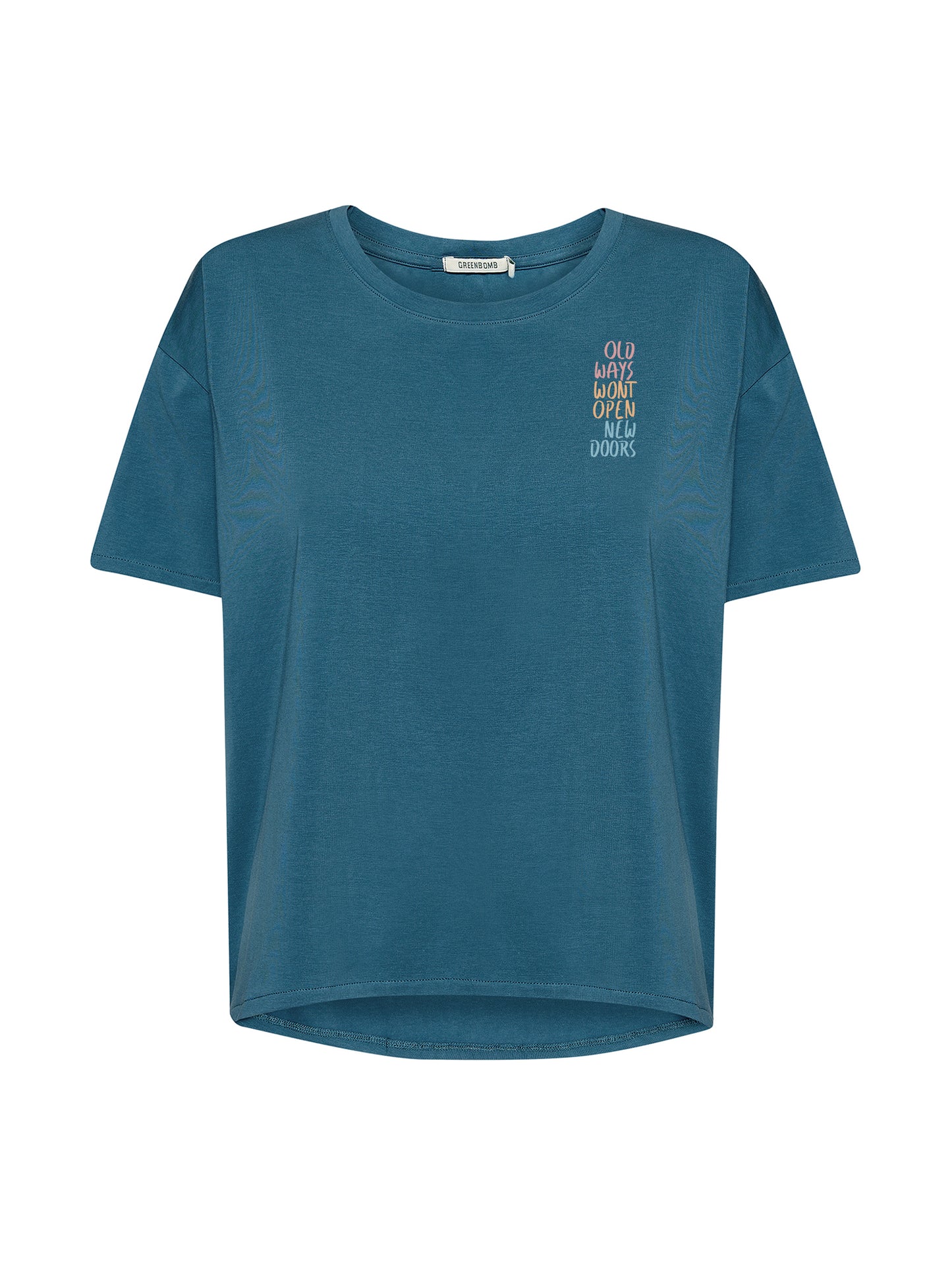000027_8069 GREENBOMB wmn - T-Shirt true blue
