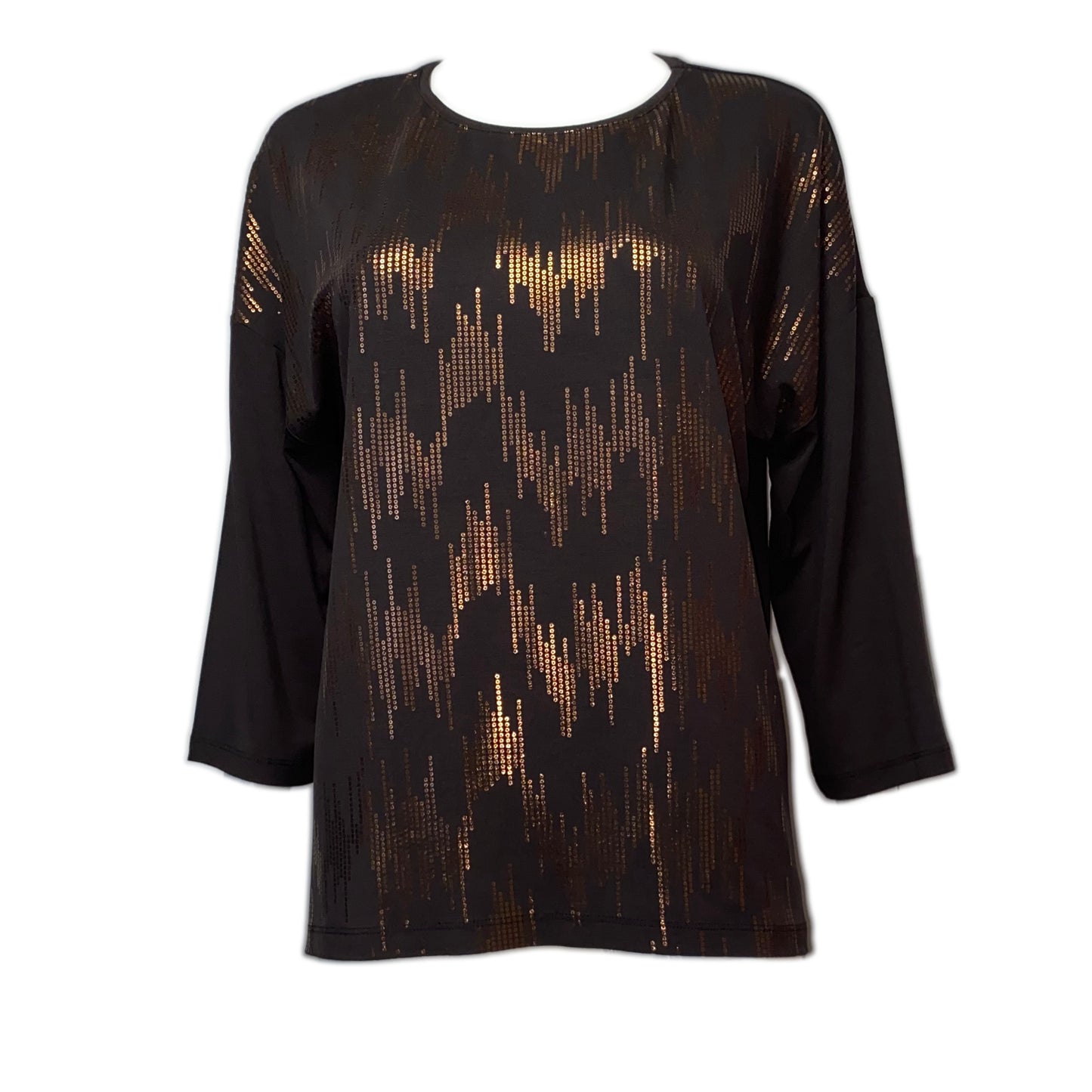 673014 KENNYS - Shirt mit Applikation 8927 schokolade