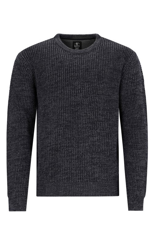 27694 HAJO - Pullover 102 anthrazitmelange