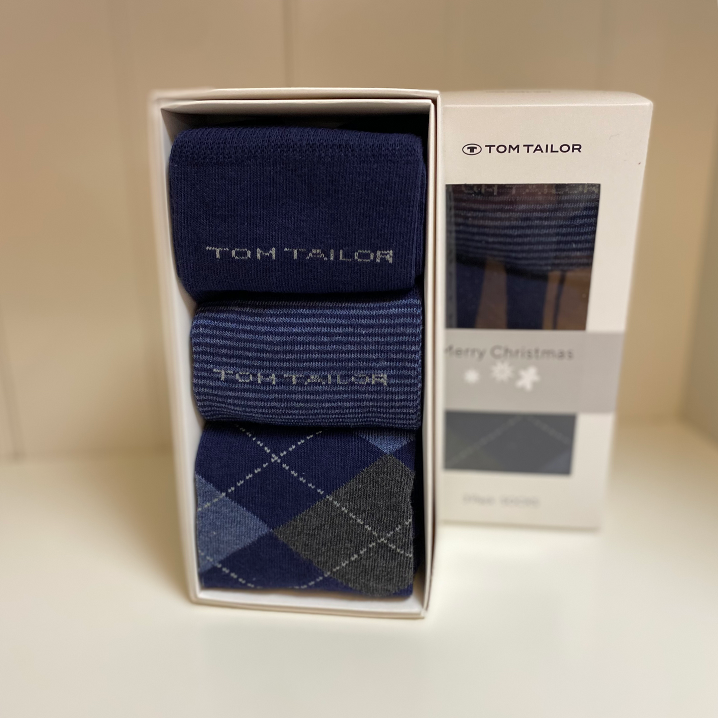 94106153046 TOM TAILOR men - xMas 3erBox Socken dark navy