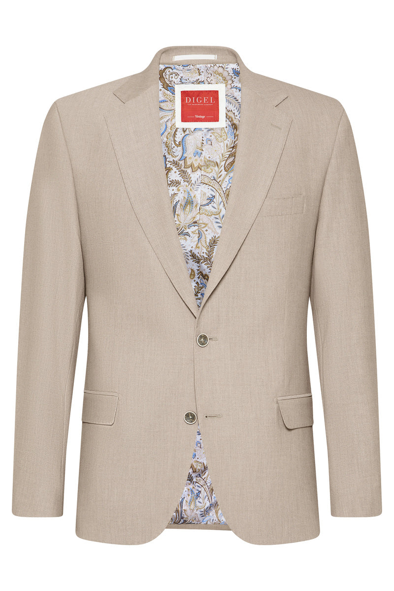 1009390 FLEXO - DIGEL Ceremony - Sakko slim fit 76 beige