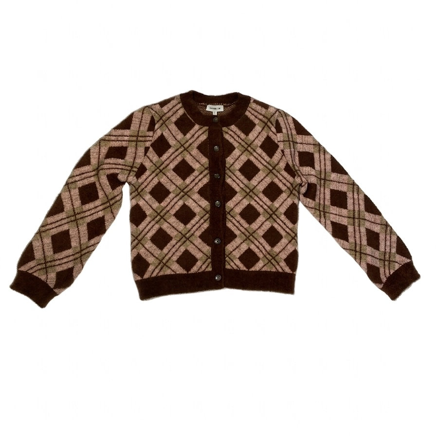 61091204 MORE&MORE - Argyle Cardigan 3279 coloured argyle pattern