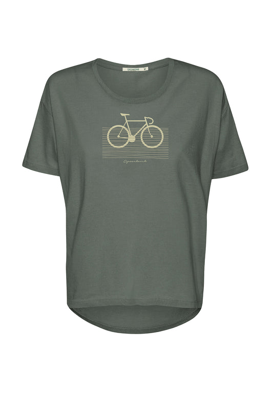 000027_7919 bike streak (Feel) GREENBOMB wmn T-Shirt olive