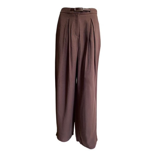 61054005 MORE&MORE - Marlene Hose mit Gürtel 0286 cool chocolate
