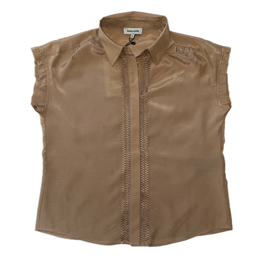 61042055 MORE&MORE - Embroidered Blouse 0280 cork beige