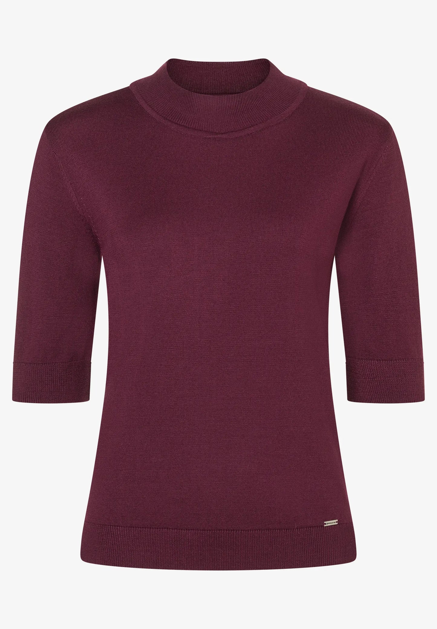51921452 MORE&MORE - Turtleneck Pullover 0564 ruby orchid