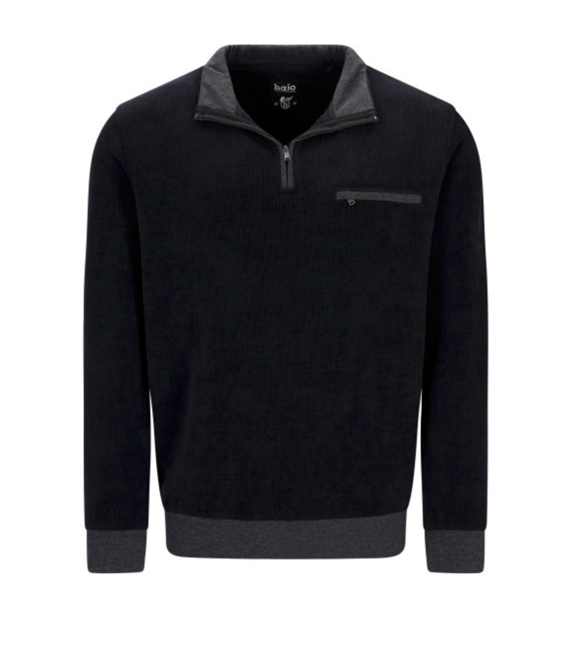 27822 HAJO - Sweatshirt Thermocord 100 schwarz