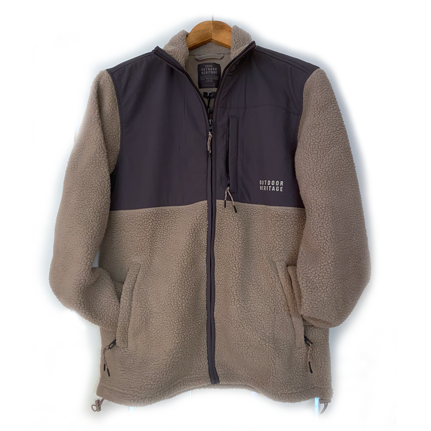 H20001M21484B2 AUTHENTIC STYLE men - Fleecejacke 20400 slate grey