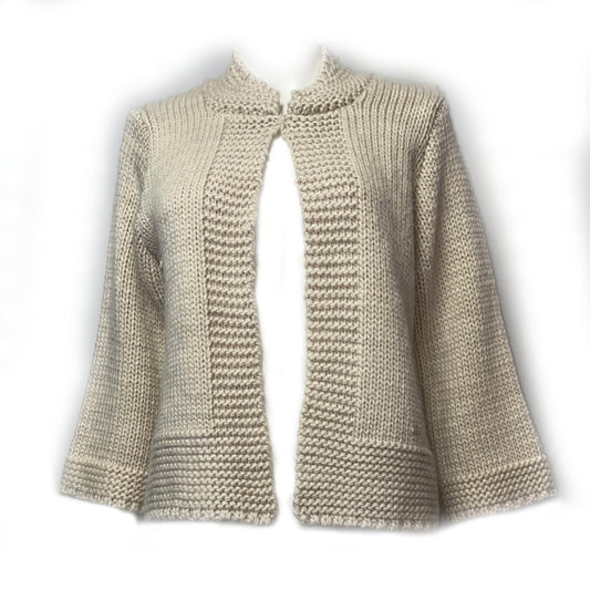 51931465 MORE&MORE - Short Cardigan, 3/4 Sleeve 0038 powder melange