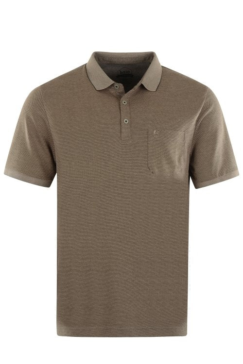 20104 HAJO - Poloshirt Softknit 283 taupe
