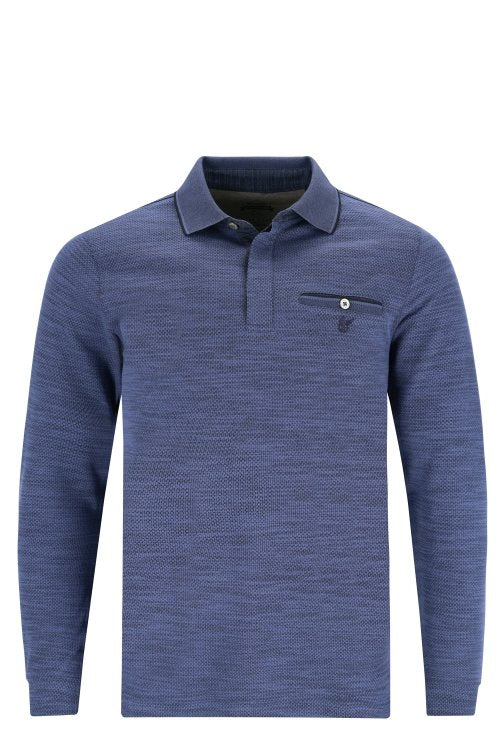 20098 HAJO Poloshirt Softknit 609 marine