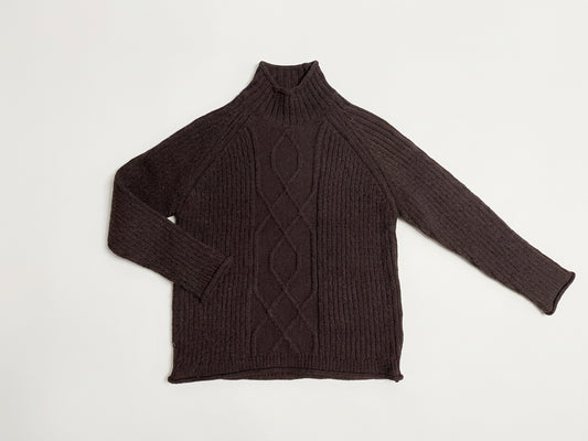 BBL KNT 00 15213 BRAKEBURN wmn - Agnes Knitted Roll Neck Pullover darkbrown