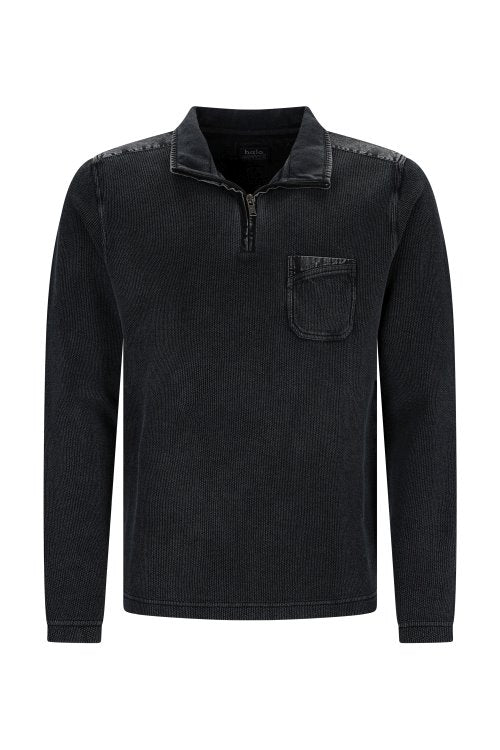 27881 HAJO - Sweatshirt vintage 100 schwarz