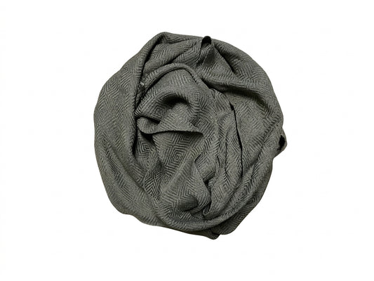 02110-0048 MONTI - Herren Schal 60 x 180cm 4200 uni oliv