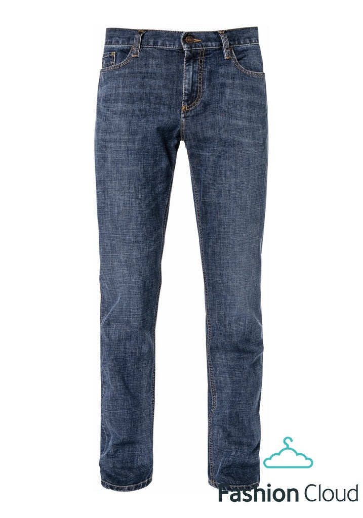 1896 PIPE - ALBERTO Pants - Authentic Denim 883 dark blue