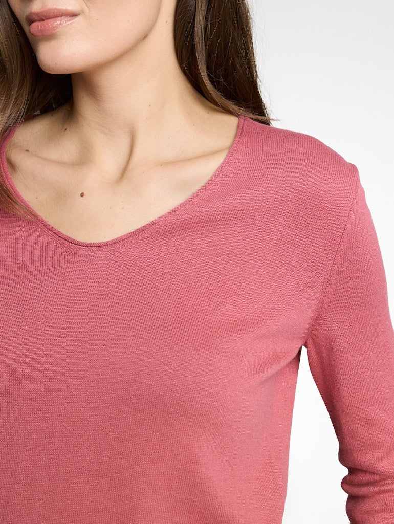 1012976 TOMT TAILOR wmn - Basic-Pullover 11183 cozy pinkl