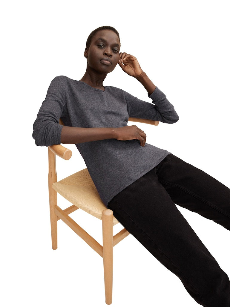 1012976 TOMT TAILOR wmn - Basic-Pullover