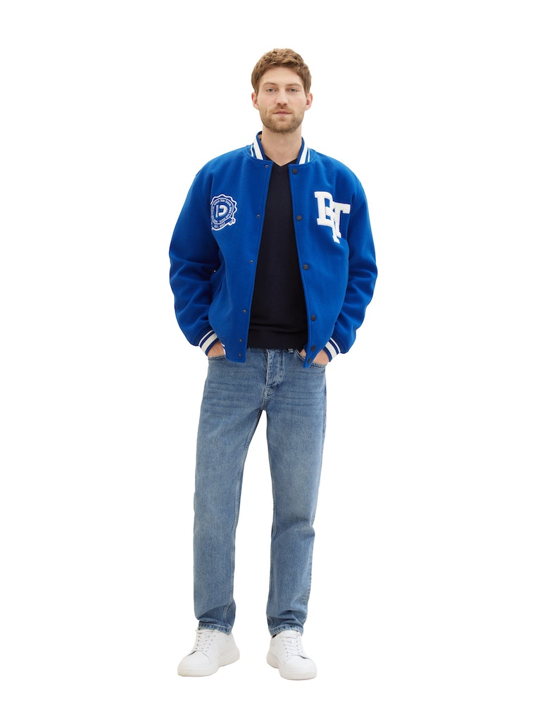 1038427 TOM TAILOR men - V-Ausschnitt Pullover 13160 navy