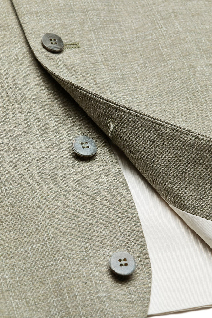 1009378 LAURENT - DIGEL Ceremony - Weste slim fit 54 grün