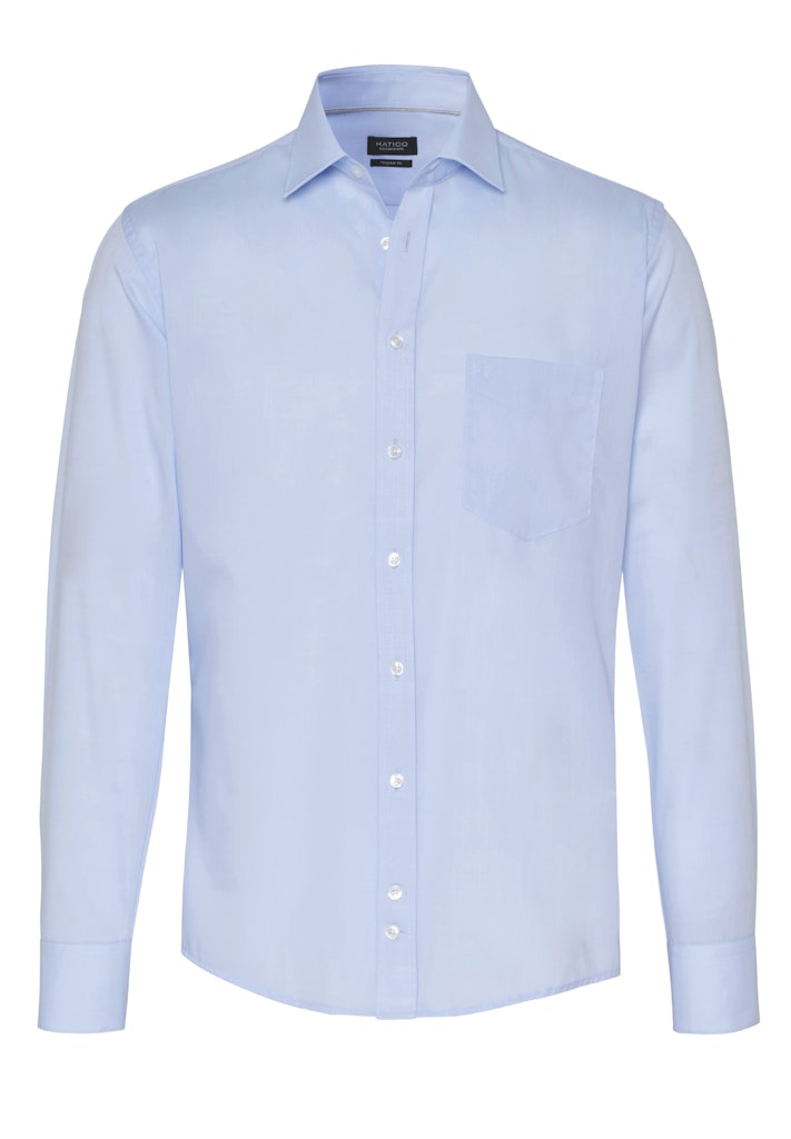 3209-250 HATICO - Essential Hemd regular fit 101 hellblau