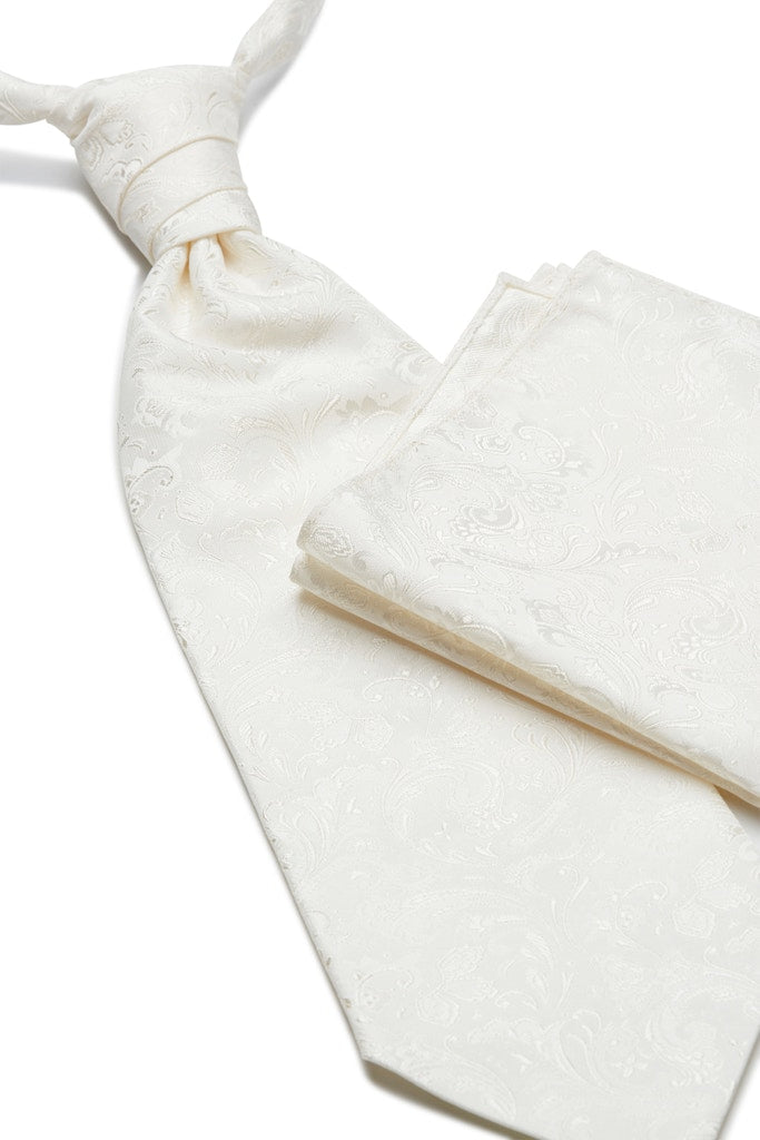 1008903 LOY - DIGEL Ceremony - Plastron und Einstecktuch 86 ivory