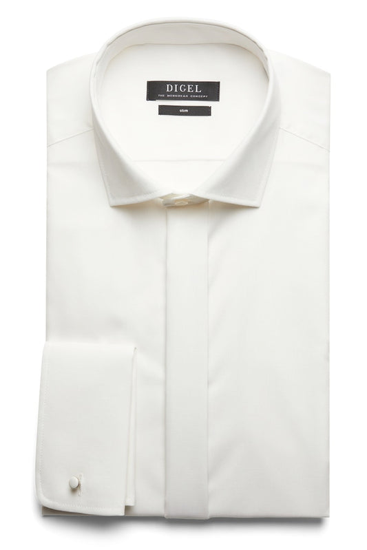 1001219 AURELIUS - DIGEL Ceremony Hemd mit verdeckter Knopfleiste 78 ivory