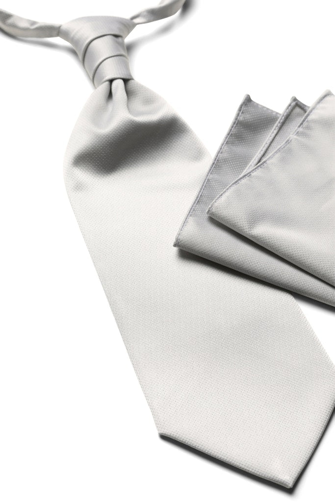 1008918 LOY - DIGEL Ceremony - Plastron und Einstecktuch 48 hellgrau