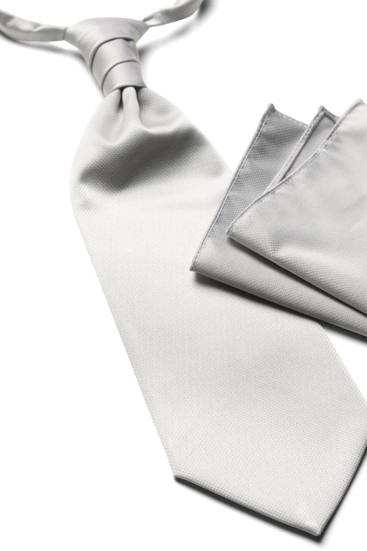 1008918 LOY - DIGEL Ceremony - Plastron und Einstecktuch 48 hellgrau