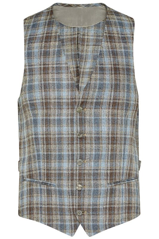 1006926 LUCIEN - DIGEL Ceremony - Weste slim fit 23 blau