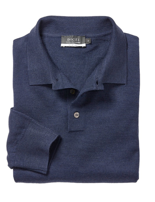 1001800 DAMY - DIGEL Pullover aus extrafeiner Merinowolle 21 blau