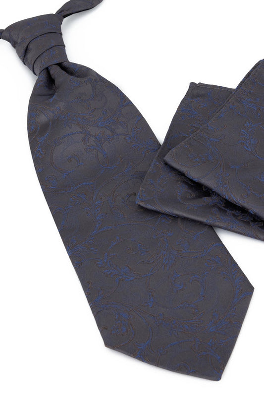 1008927 LOY - DIGEL Ceremony - Plastron und Einstecktuch 44 taubenblau